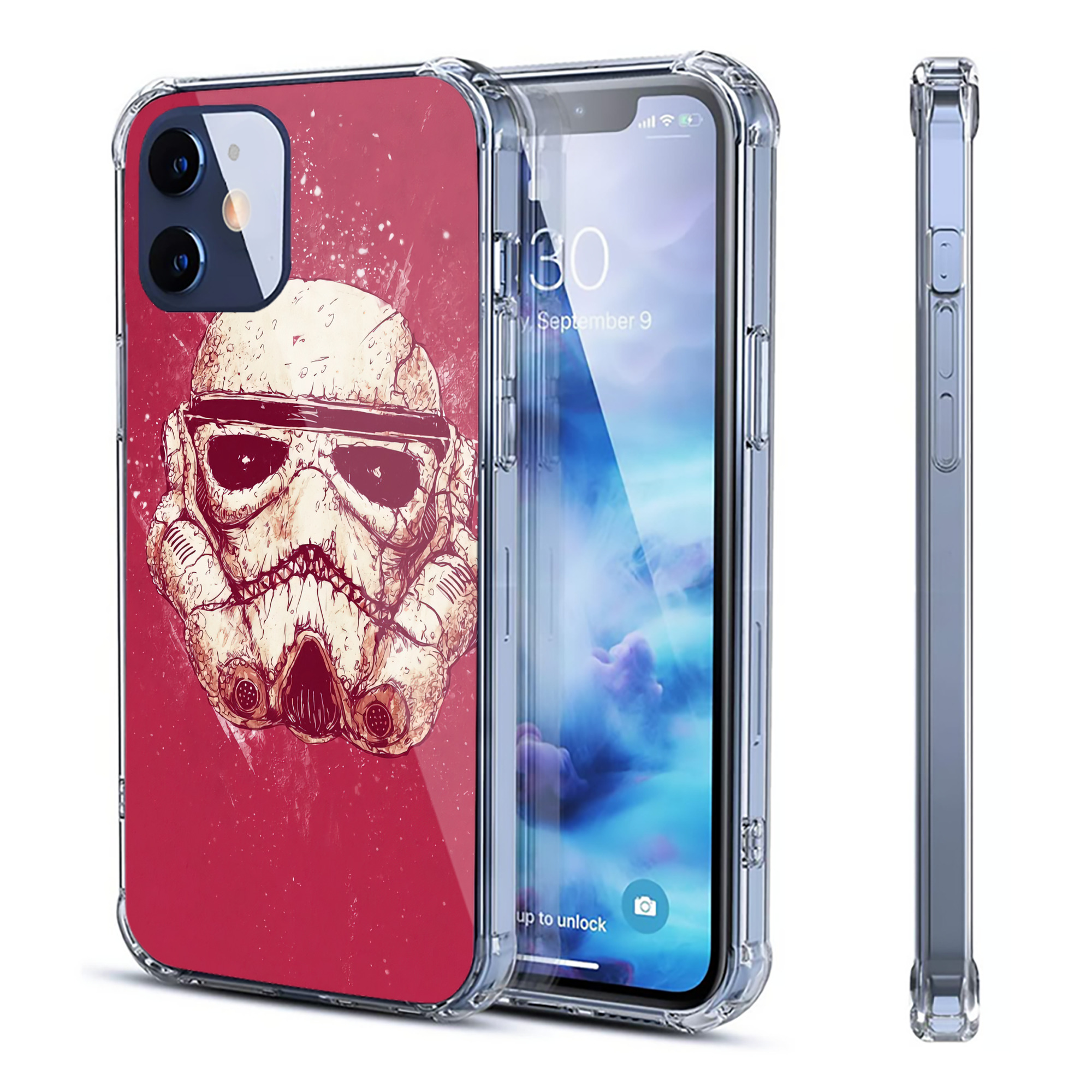 （画像用） スター・ウォーズ Star Wars 【iPhone 12シリーズ対応】透明スマホケース（クリアソフトケース）